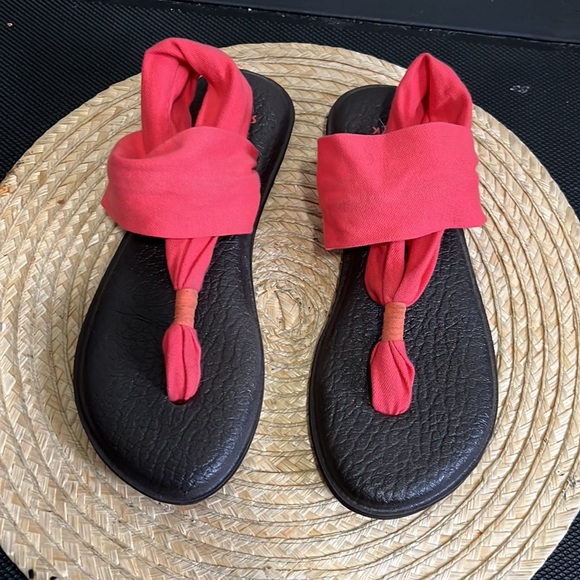 Sanuk Comfy Yoga Sling Sandals Size 7 - Picture 4 of 7